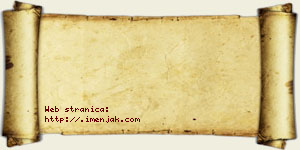 Velislava Karadžić vizit kartica